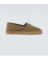 Saint Laurent - Cassandre Gabardine Espadrilles - Lyst