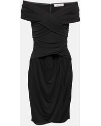 Diane von Furstenberg - Off-Shoulder Jersey Minidress - Lyst