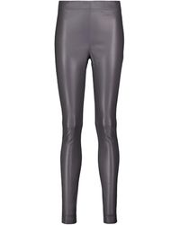 JOSEPH Leather Legging in Navy (Blue 