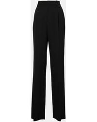 Saint Laurent - Wool Tuxedo Pants - Lyst