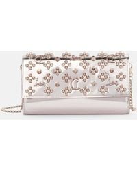 Christian Louboutin - Paloma Embellished Leather Clutch - Lyst
