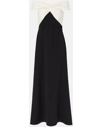 Roland Mouret - Off-Shoulder-Maxikleid Aus Cady - Lyst