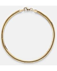STONE AND STRAND - Serpentine 14Kt Chain Bracelet - Lyst