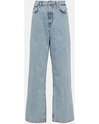 Wardrobe NYC - Low-Rise Straight Jeans - Lyst