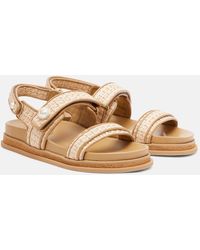 Jimmy Choo - Sandales Fayence En Cuir - Lyst