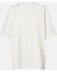 The Row - Estavo Oversized Linen-Blend T-Shirt - Lyst
