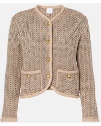 Patou - Cardigan En Laine Et Alpaga - Lyst