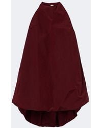 Magda Butrym - Halterneck Cotton And Silk Top - Lyst