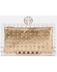 Aquazzura - Tequila Crystal-Embellished Clutch - Lyst