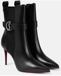 Christian Louboutin - So Cl Chelsea 85 Leather Bootie - Lyst