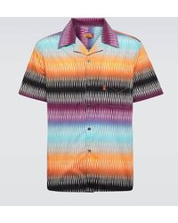Missoni - Camisa de algodon en zigzag - Lyst