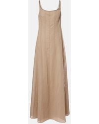 Brunello Cucinelli - Cotton Maxi Dress - Lyst