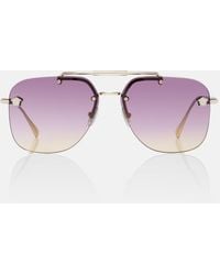 Versace - Medusa Light Aviator Sunglasses - Lyst