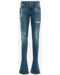 Dolce & Gabbana - High-Rise Flared Jeans - Lyst