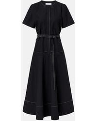 Proenza Schouler - Label Elizabeth Belted Midi Dress - Lyst