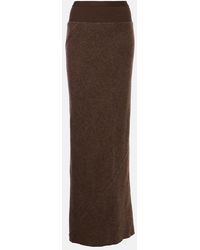 Rick Owens - Coda Wool Maxi Skirt - Lyst