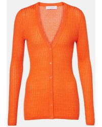 Gabriela Hearst - Emma Pointelle Cashmere And Silk Cardigan - Lyst