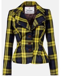 Vivienne Westwood - Plaid Virgin Wool Blazer - Lyst