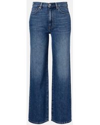 AG Jeans - Kora High-Rise Wide-Leg Jeans - Lyst