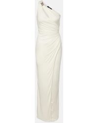 Versace - Medusa '95 Gathered Jersey Gown - Lyst
