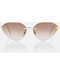 BVLGARI - Occhiali Da Sole Cat-Eye Serpenti Con Cristalli - Lyst