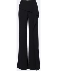 Roland Mouret - Draped Wide-Leg Pants - Lyst