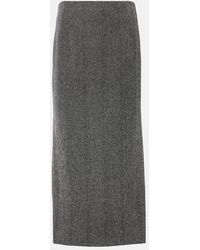 Etro - Wool-Blend Pencil Skirt - Lyst