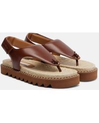 Stella McCartney - Gaia Thong Sandals - Lyst