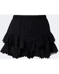 Isabel Marant - Jocadia Broderie Anglaise Cotton Shorts - Lyst