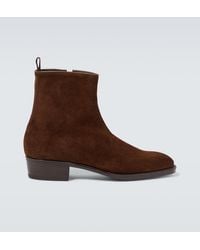 John Lobb - Bottines Freddi En Daim - Lyst
