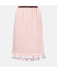 Plan C - Sequined Miniskirt - Lyst