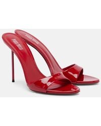 Paris Texas - Lidia Patent Leather Mules - Lyst