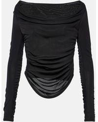 STAUD - Solana Jersey Top - Lyst
