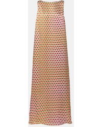 Dries Van Noten - Polka-Dot Silk Gown - Lyst