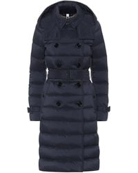 Burberry Quilted-down Jacket - Blue