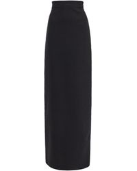Black Ann Demeulemeester Wool Emmy Extra Long Skirt in Black Womens Clothing Skirts Maxi skirts - Save 34% Black 