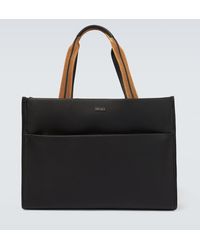 Zegna - Leather Tote Bag - Lyst
