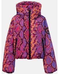 Goldbergh - Lucinda Animal-Print Down Ski Jacket - Lyst