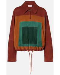 Loewe - Balloon Suede Blouson - Lyst