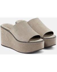 Brunello Cucinelli - Classic High Mule - Lyst