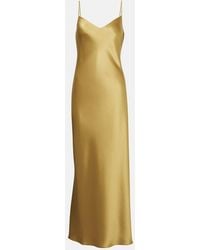Galvan London - Slipdress Provence Aus Satin - Lyst