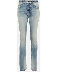 Saint Laurent - High-Rise Skinny Jeans - Lyst
