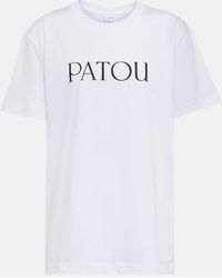 Patou - Camiseta de punto fino de algodon - Lyst