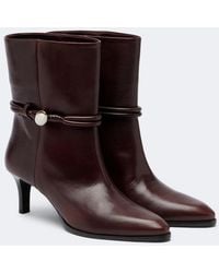 Isabel Marant - Telsa Embellished Leather Ankle Boots - Lyst