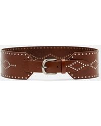 Isabel Marant - Lucie Studded Leather Belt - Lyst