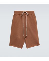 Rick Owens - Cotton Jersey Shorts - Lyst
