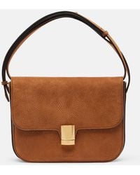 Calvin Klein - Tilla Small Leather Shoulder Bag - Lyst