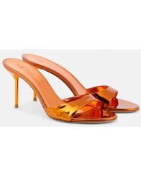 Paris Texas - Sandalen Lidia 70 Aus Metallic-Leder - Lyst