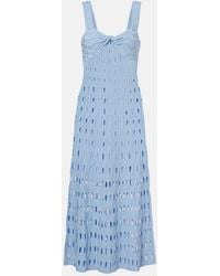 Jonathan Simkhai - Christina Open-Knit Midi Dress - Lyst