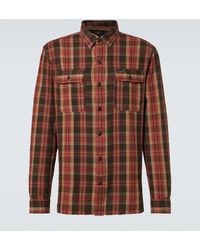 RRL - Kariertes Arbeitshemd Aus Twill - Lyst